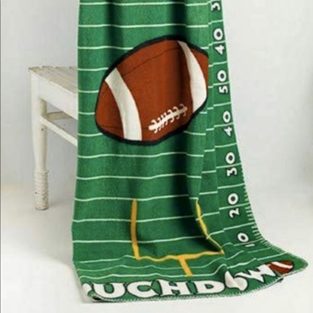 Football Fleece Throw
